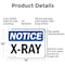 Signmission Radiation & Laser Sign, 10 in H x 14 in W, Aluminum, Rectangle OS-2PACK-NS-A-1014-L-19084 - alternate 8